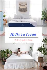 Helix And Leesa Are Reputable Companies With Beautifully Made Beds Superior In Comfort To Traditional Coil Mattress Leesa Mattress Mattress Mattress Comparison