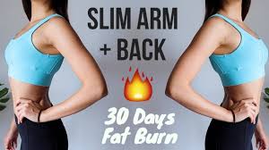 burn arms back fat upper body in 30