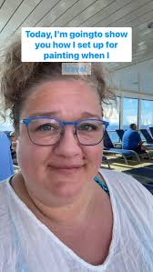 Today I am sharing how I set up for painting