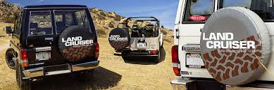 A spare wheel cover or spare tire cover is an accessory that covers the spare wheel mounted on external part of a car or van. Page 254 Land Cruiser Tire Covers