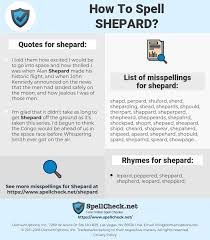 How To Spell Shepard And How To Misspell It Too Spellcheck Net