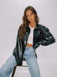 Sidewalks Jacket Leather Jacket Photoshoot Oversized Jacket Outfit Casual Leather Jacket