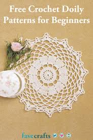 Circles within a circle crochet tablecloth pattern. 24 Free Crochet Doily Patterns For Beginners Favecrafts Com