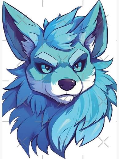 Icy Furry Wolf" Art Board Print for Sale by FurryKingdom | Redbubble