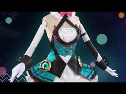 Aliexpress hatsune miku headphones / headphones vocaloid hatsune miku. 1 3 Delusion Cosplay Hatsune Miku Magical Mirai 2019 New Model Cosplay Costume Display Youtube