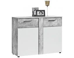 80 x 80 x 40 cm) griffloses design, weiß matt. Kommode Trentino Beton Optik Weiss Ca 100 X 81 X 40 Cm Online Bei Poco Kaufen