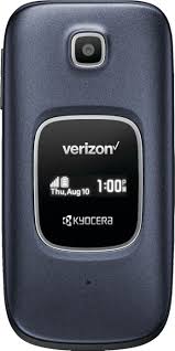 Best Buy Verizon Prepaid Kyocera Cadence With 16gb Memory Prepaid Cell Phone Blue Kyos2720pp