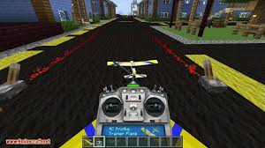 The rc mod introduces many fully interactive remote control vehicles . The Rc Mod 1 15 2 1 12 2 Remote Controlled Stunt Planes 9minecraft Net