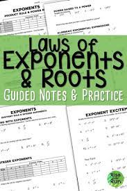 Help Students Discover Exponent Rules By Studying Patterns This Guided Notes Set Focuses On Produc Quotient Rule Evaluating Expressions How To Memorize Things