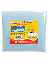 Educational Insights Classroom Light Filters 24 X 48 Tranquil Blue Pre K College Pack Of 4 Office Depot
