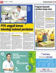 Tarikh permohonan diploma ppum 2018 dibuka. Ptpl Ungguli Kursus Teknologi Makmal Perubatan Klik