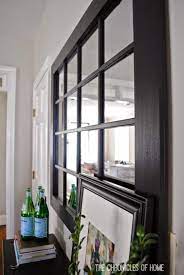 Diy garden window mirror with a window box, is a quick project to brighten a dark corner in i used an old window frame like this one, with individual window panes about 10″ x 8″, and an old mirror. Window Pane Mirror Feature By The Chronicles Of Home Ana White