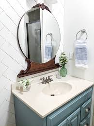 The foreground of your decor. Gorgeous Small Bathroom Makeover On A 100 Budget Lovely Etc