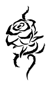 Usa National Flower Rose Tribal Rose Tattoos Black Rose Tattoos Flower Tattoo Designs
