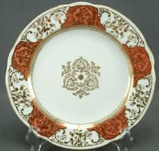 Meissen plate in openwork porcelain with hand painted flowers, 1920s. Gold Antique Original Wedgwood China Dinnerware For Sale Ebay