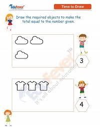 class ukg draw the required object to complete no given worksheets