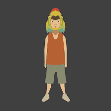 Low Poly Character By Iza 3d Low Poly Character Character Character Modeling