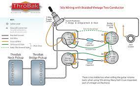 Gibson les paul wiring diagram with coil split. Throbak 50 S 2 Conductor Wiring Throbak