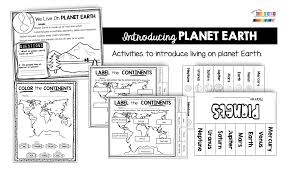 All About Planet Earth Free Activities Keeping My Kiddo Busy In 2020 Geography For Kids Writing Craftivity Planets