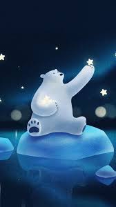 Disney phone wallpaper cartoon wallpaper iphone bear wallpaper tumblr wallpaper aesthetic iphone wallpaper galaxy wallpaper mobile wallpaper wallpaper backgrounds wallpaper desktop. Illustration White Polar Bear Artwork Star Snowfall 1080x1920 Wallpaper Polar Bear Illustration Polar Bear Wallpaper Bear Artwork