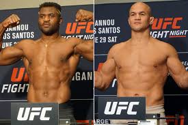 Sep 05, 1986 career statistics: Ufc On Espn 3 Weigh Ins Video 500 Pounds Between Ngannou Dos Santos