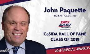 2019 Special Awards Salute: John Paquette (BIG EAST Conference), CoSIDA  Hall of Fame Class of 2019