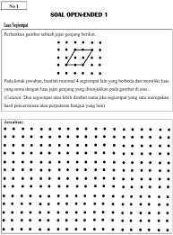 Jawaban yang tepat untuk melengkapi ruang rumpang pada reportase di atas ialah … a. Desain Soal Matematika Model Open Ended Timms Dan Pisa Live With Mathematics