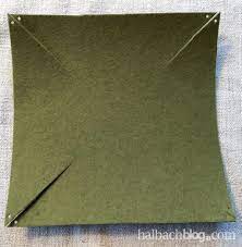 Es kann leicht vereinfacht werden und ist dann auch zum basteln mit kindern geeignet, dafür bei vorlagen a und b einfach alle weißen klebelaschen weg. Osternest Aus Filz Halbachblog