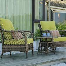 N V Patio Outdoor Furniture Bistro Sets Mouldproof Wicker Chairs With Glass Coffee Table In 2020 Outdoor Furniture Sets Sectional Patio Furniture Outdoor Wicker Chairs