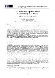 These items are offered by leading suppliers and wholesalers on the site for massive discounts and deals. Pdf The Basis For Corporate Social Responsibility In Malaysia Sham Abdulrazak Academia Edu
