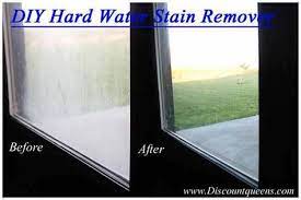 Seriously Easy Diy Two Ingredient Hard Water Stain Remover Hard Water Stain Remover Hard Water Stains Hard Water