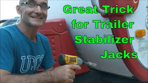 Maybe you would like to learn more about one of these? Great Trick For Rv Trailer Stabilizer Jacks Youtube