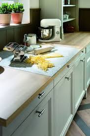 Plan De Travail En Bois Avec Insert En Granit Sur Mesure Prix Selon Realisation Schmidt Choses De Cuisine Meuble Cuisine Plan De Travail