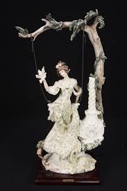 Giuseppe Armani Figurine Swing 1120c L Altalena 21 Tall Made In Italy W Box Figurines Vintage Knick Knacks Giuseppe