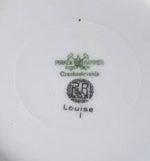 Pirkenhammer avignon set of 5 lunch plate 8 floral on ivory czechoslovakia. Sold Price Pirkenhammer Czechoslovakia Louise Dresden Floral China January 5 0119 1 00 Pm Est