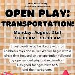 Open Play: Transportation