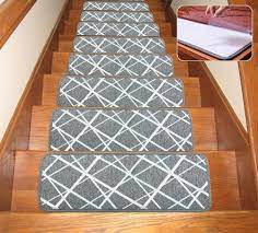 Soloom Non Slip Washable Stair Treads Carpet With Skid Resistant Carpet Stairs Carpet Stair Treads Wooden Steps