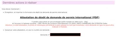 L'attestation de votre école de conduite. Faire Sa Demande De Permis International Les Demarches