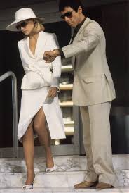 Elvira hancock is a fictional character in the 1983 american mob film scarface, portrayed by michelle pfeiffer. Listen Up Ladies The Power Suit Is Back Movie Fashion Michelle Pfeiffer Fashion Film