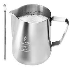 Onehous Milchkannchen Edelstahl 350ml Milk Jug Milchauf Https Www Amazon De Dp B07d9cn8l3 Ref Cm Sw R Pi D Milchaufschaumer Milchkanne Cappuccino Tassen