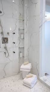 A shower niche offers more shelf storage space and creates opportunities for interesting tile designs. The Marble Is In Charge Right Turn Your Bathroom On An Amazing Marble Bathroom See More At Maisonval Bathroom Remodel Shower Shower Shelves Bathroom Interior