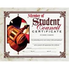 Member Of Student Council Certificate 30 Pack Downloadable Templates Available To Personalize O Student Council Student Council Activities Student Government