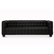 Das sofa hat ein hellblauen bezug und ist aus einem stabilen eichengestell gefertigt. Design Sofa Kubus Suite Dreisitzer Josef Hoffmann Kunstleder