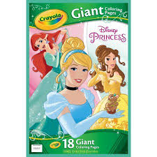 The pages are just a bit smaller than my tiny 2 year old. Crayola Disney Princess Coloring Pages Giant Coloring Pages 18 Count Walmart Com In 2021 Disney Princess Colors Disney Princess Coloring Pages Princess Coloring Pages