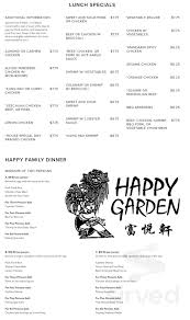 Welcome to happy garden chinese restaurant! Happy Garden Menu In Elk Grove California Usa