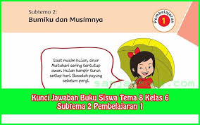 Rumah tertata rapi dan indah. Kunci Jawaban Tema 8 Kelas 6 Halaman 57 58 60 Buku Belajar Berkelas