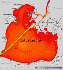 Lake St Clair Topographic Map Map Of Us Western States