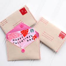 Love Letter Diy Gift Card Envelope Free Sewing Pattern Orange Bettie Gift Card Envelope Diy Gift Card Valentines Card Holder