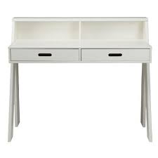Scriban dos d'âne en pin massif. Bureau En Pin Massif Blanc 2 Tiroirs Max Desks For Small Spaces Home Decor Furniture
