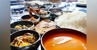 Needless to add chilled beer is a must to complement the spicy fare. Seafood Thali Extravaganza At Ritz Classic Lbb